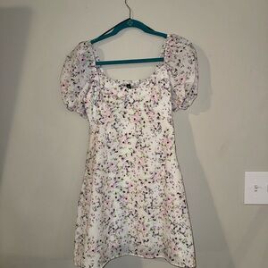 H&M Divided White and Pink Floral Dress